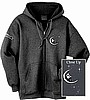 Jerry Garcia - Moon Embroidered Zip Up Hoodie