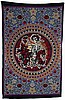 SKELETON AND ROSES TAPESTRY