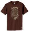 Grateful Dead - Dead Melt Dark Brown T Shirt