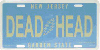"GARDEN STATE" VANITY/LICENSE PLATE