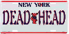 "NEW YORK" VANITY/LICENSE PLATE