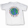 GRATEFUL DEAD "BEARS AROUND THE EARTH" WHITE T-SHIRT