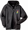 Grateful Dead - Lightning Bolt Black Zip Up Hoodie