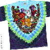 Grateful Dead - Wonderland Jamband Tie Dye T Shirt