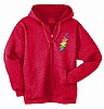 Grateful Dead - Lightning Bolt Red Zip Up Hoodie