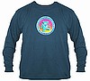 Grateful Dead - Dancing Bear Dark Blue Long Sleeve T-shirt (limited quantities)
