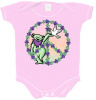 Grateful Dead - Bear in Peace Sign Infant Romper