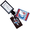GRATEFUL DEAD "MOTORCYCLE EMBLEM" LUGGAGE TAG