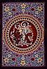SKELETON AND ROSES TAPESTRY