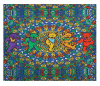 Grateful Dead - Dancing Bear Circle Fleece Blanket
