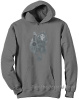 Grateful Dead - Skeleton Jester Gray (limited quantities)   Large Hoodie 