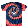 Grateful Dead - Detroit Tigers Steal Your Base Tie Dye T Shirt 