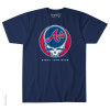 Grateful Dead - Atlanta Braves  Steal Your Base Blue T Shirt