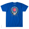 Grateful Dead - Chicago Cubs Steal Your Base Blue T Shirt 