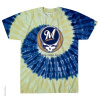 Grateful Dead - Milwaukee Brewers Steal Your Base Tie Dye T Shirt