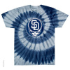 Grateful Dead - San Diego Padres Steal Your Base Tie Dye T Shirt