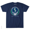 Grateful Dead - Seattle Mariners Steal Your Base Blue T Shirt 