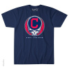 Grateful Dead - Cleveland Indians Steal Your Base Blue T Shirt 