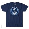 Grateful Dead - San Diego Padres Steal Your Base Blue T Shirt 