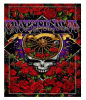 Grateful Dead - Steal Your Face with Roses Fleece Blanket