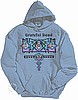 Grateful Dead - Butterfly Light Blue Hoodie Sweatshirt