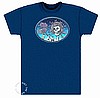 Grateful Dead - Skull and Roses Blue T shirt