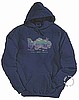 Jerry Garcia - Fish Art Navy Blue Hoodie