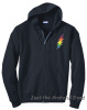 Grateful Dead - Lightning Bolt Black Zip Up Hoodie
