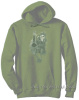 Grateful Dead - Skeleton Jester Pine Green Hoodie