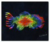 Jerry Garcia - Fish Art Fleece Blanket