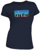 Grateful Dead - Moondance Junior Size Navy Blue T Shirt