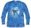 Grateful Dead - Grateful Shred Snowboarder Long Sleeve Tie Dye T Shirt 