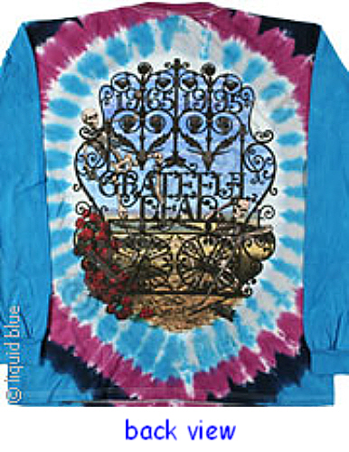 Grateful Dead - 30th Anniversary Long Sleeve Tie Dye Shirt