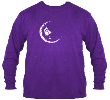 Jerry Garcia - Crescent Moon Long Sleeve T Shirt