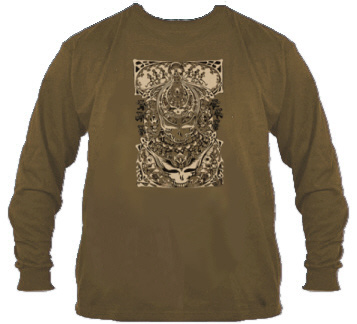 Grateful Dead -Aiko Long Sleeve Brown T-Shirt