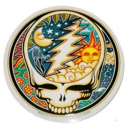 Grateful Dead - Dan Morris SYF Sun Moon Mini Sticker