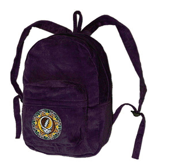 Grateful Dead - Tribal Steal Your Face Dark Violet Backpack