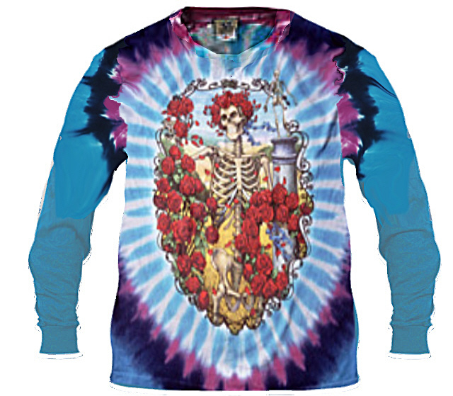 Grateful Dead - 30th Anniversary Long Sleeve Tie Dye Shirt