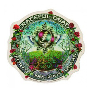 Grateful Dead - 40th Anniversary Round Sticker