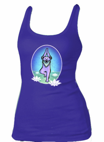 Grateful Dead - Yoga Bear Juniors Tank Top