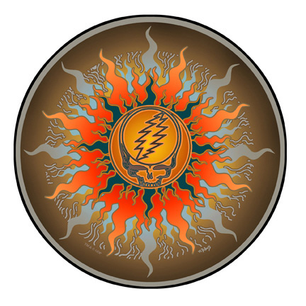 Grateful Dead - Steal Your Face Sun Sticker