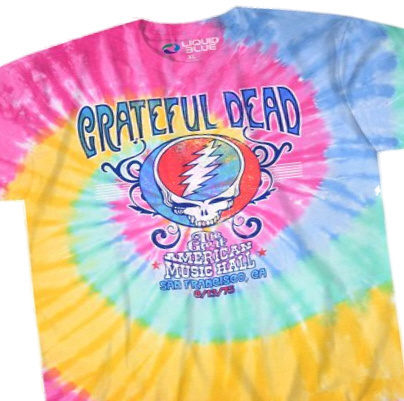 Grateful Dead - American Music Hall Spiral T Shirt