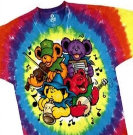 Grateful Dead - Bear Jamboree Tie-dye T shirt