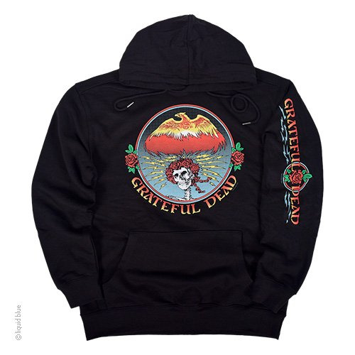 Grateful Dead - Row of Dancing Bears Navy Blue Hoodie