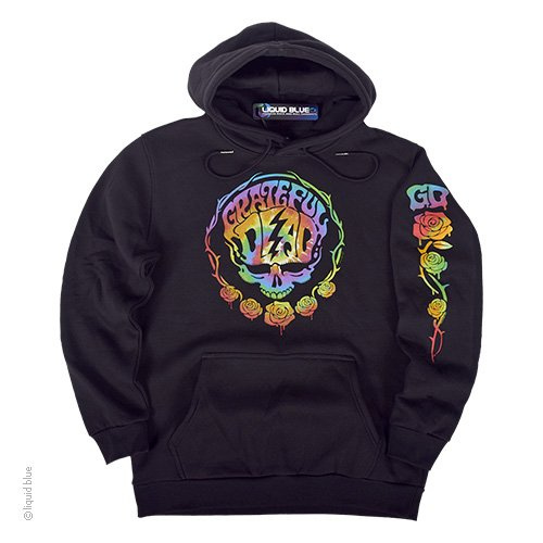 Grateful Dead - Row of Dancing Bears Navy Blue Hoodie