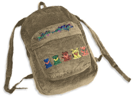 Grateful Dead - Zen Bears Tan BackPack 