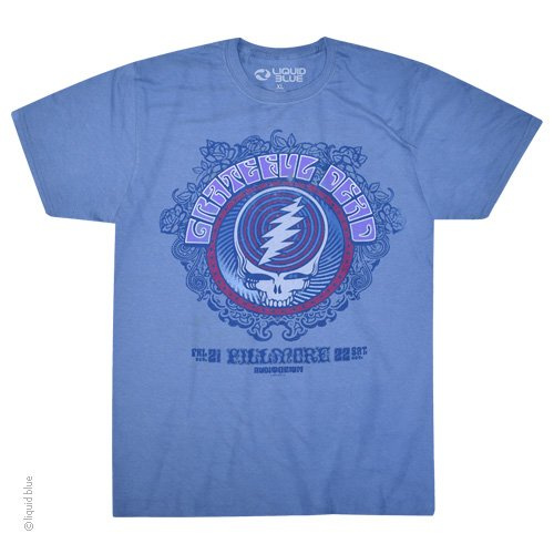 Grateful Dead - Fillmore Blue Short Sleeve T Shirt