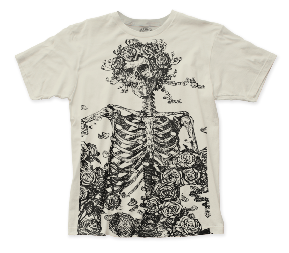 Grateful Dead - Big Bertha Vintage White Slim Fit T Shirt