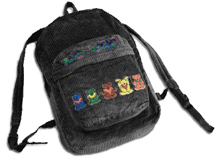Grateful Dead - Zen Bear Black BackPack