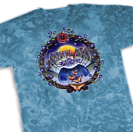 Grateful Dead - Butterflies Tie Dye T Shirt